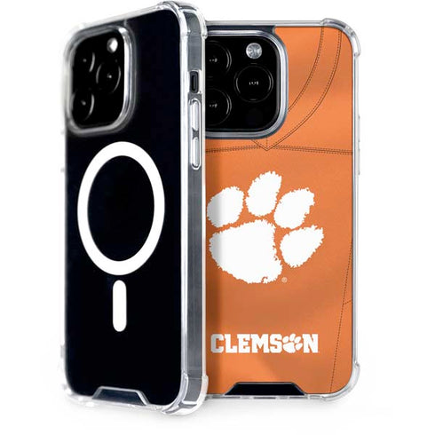 Clemson University Orange Jersey iPhone 15 Pro MagSafe Case